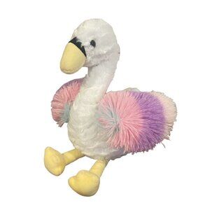 Swan Plush White Pink Purple Pastel Wings 2021 Stuffed Animal Toy Kellytoy Kelly